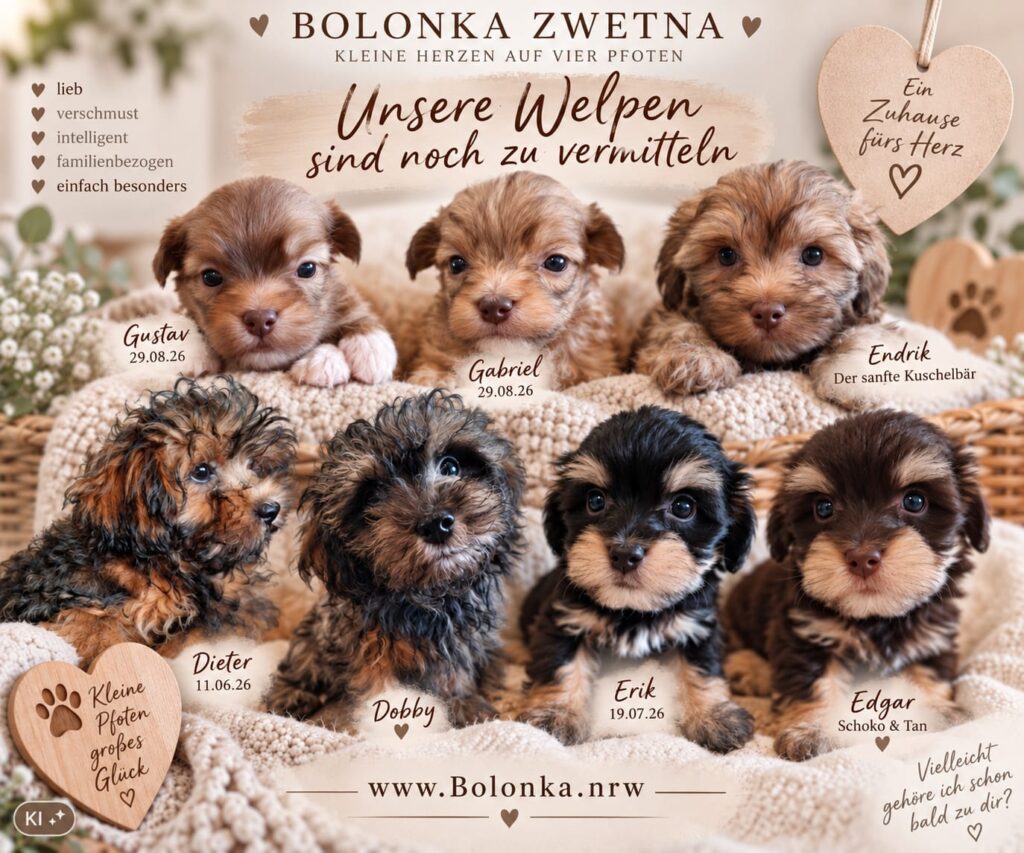 Bolonka Welpen aus unserer Zucht